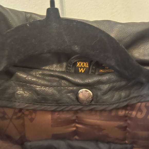 AUTHENTIC vintage FirstGear leather biker jacket - Picture 5 of 6